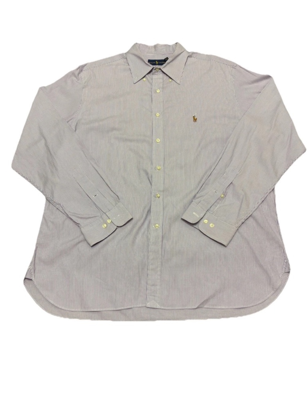 Polo Ralph Lauren Classic Fit Stripe Button Down Shirt Size L